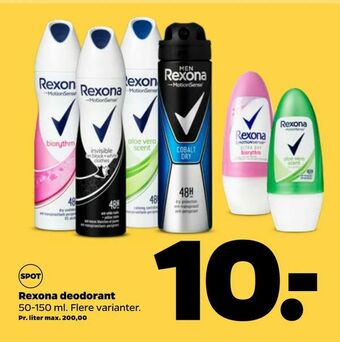 Netto Rexona deodorant tilbud