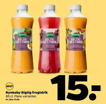 Netto Rynkeby Rigtig frugtdrik tilbud
