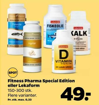 Netto Fitness Pharma Special Edition eller Lekaform tilbud