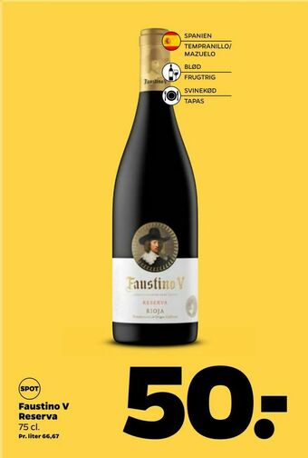 Netto Faustino V Reserva tilbud