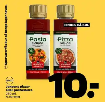 Netto Jensens pastasauce pizza eller tilbud