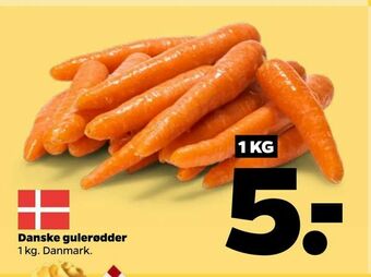 Netto Danske gulerødder tilbud