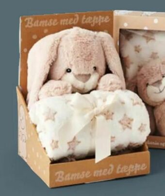 Netto Kaninbamse med tæppe tilbud