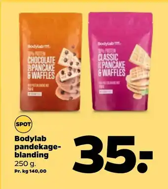 Netto Bodylab pandekageblanding tilbud