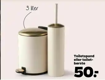 Netto Toiletspand eller toilet børste tilbud