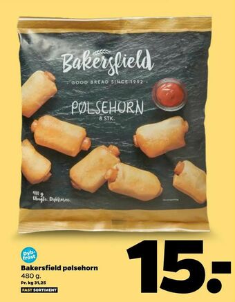 Netto Bakersfield pølsehorn tilbud