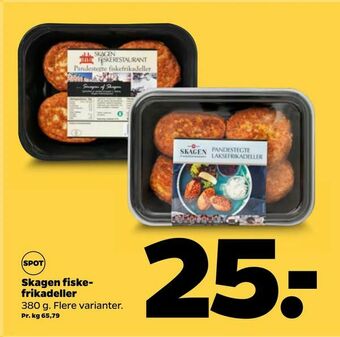 Netto Skagen fiske frikadeller tilbud