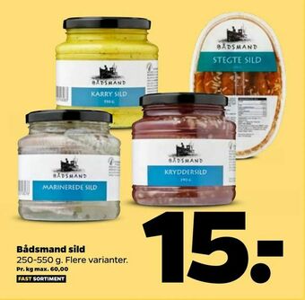 Netto Bådsmand sild tilbud