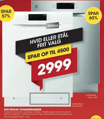 Electrolux opvaskemaskine
