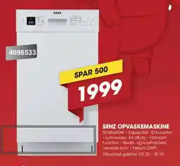 Punkt1 Senz opvaskemaskine tilbud