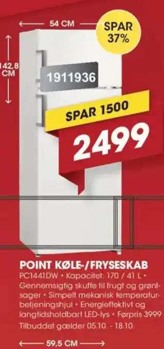 Point Køle-/Fryseskab