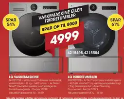 Punkt1 LG vaskemaskine tilbud