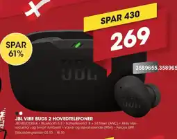 Punkt1 JBL vibe buds 2 hovedtelefoner tilbud