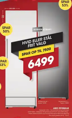 Punkt1 Asko fryseskab tilbud