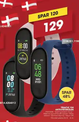 Punkt1 Triacle 104 Aktivitetsmåler tilbud
