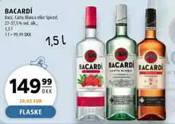 Scandinavian Park Bacardi razz carta blanca spiced tilbud