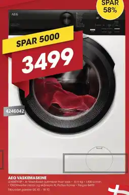 Punkt1 Aeg vaskemaskine tilbud