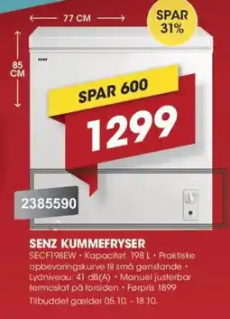 Punkt1 Senz kummefryser tilbud
