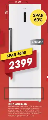 Punkt1 Kulz køleskab tilbud