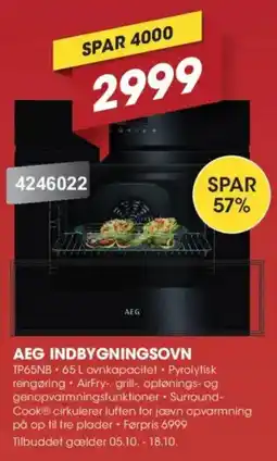 Punkt1 AEG indbygningsovn tilbud