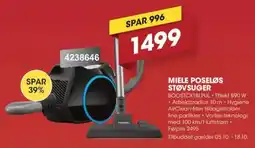 Punkt1 Miele poseløs støvsuger tilbud