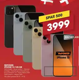 Punkt1 RePOWER iPhone 15 128 GB tilbud
