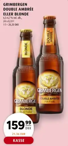 Scandinavian Park Grimbergen double ambree eller blonde tilbud