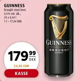 Scandinavian Park Guinness draught stout beer tilbud