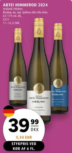 Scandinavian Park Abtei Himmerod Riesling tilbud