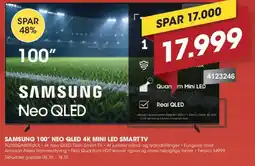 Punkt1 Samsung 100" Neo QLED 4K Mini LED Smart TV tilbud