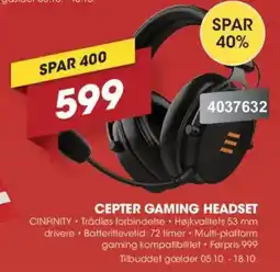 Punkt1 Cepter Gaming Headset tilbud