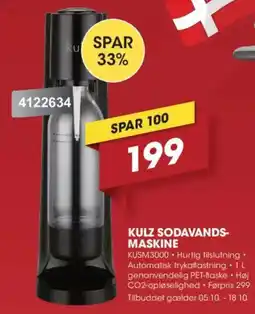 Punkt1 Kulz sodavandsmaskine tilbud