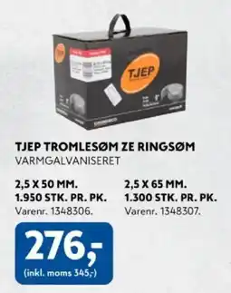 Davidsen Tjep tromlesøm ze ringsøm varmgalvaniseret tilbud