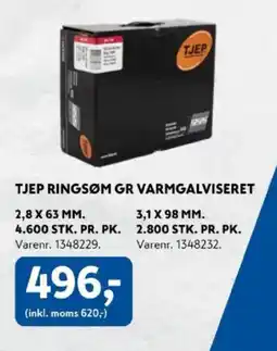 Davidsen Tjep ringsom gr varmgalviseret tilbud