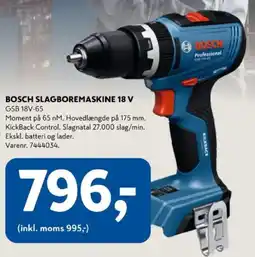 Davidsen Bosch slagboremaskine 18 v tilbud