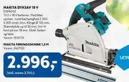 Davidsen Makita dyksav 18 v tilbud