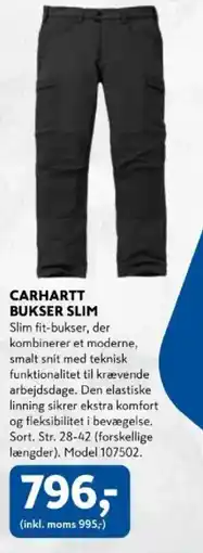 Davidsen Carhartt bukser slim tilbud