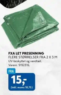 Davidsen Fxa let presenning tilbud