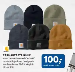 Davidsen Carhartt strikhue tilbud