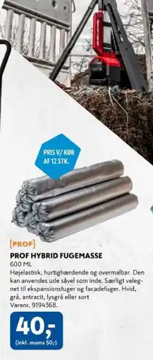 Davidsen Prof hybrid fugemasse tilbud