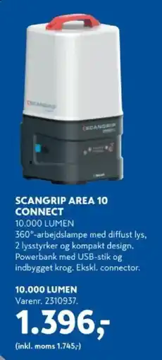 Davidsen Scangrip area 10 connect tilbud