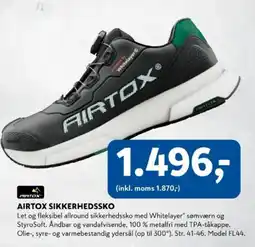 Davidsen Airtox sikkerhedssko tilbud