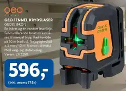 Davidsen Geo Fennel krydslaser tilbud