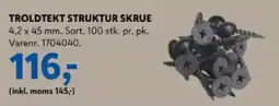 Davidsen Troldekt struktur skrue tilbud