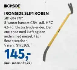 Davidsen Ironsides slim koben tilbud