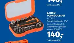 Davidsen Bahco topnøglesæt tilbud