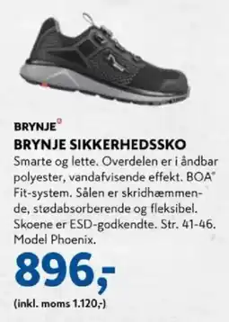 Davidsen Brynje sikkerhedssko tilbud