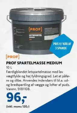 Davidsen Prof spartelmasse medium tilbud