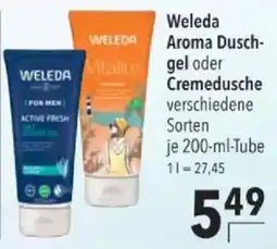 Citti Weleda Aroma Duschgel oder Cremedusche tilbud
