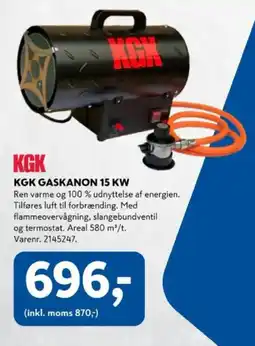 Davidsen Kgk gaskanon 15 kw tilbud
